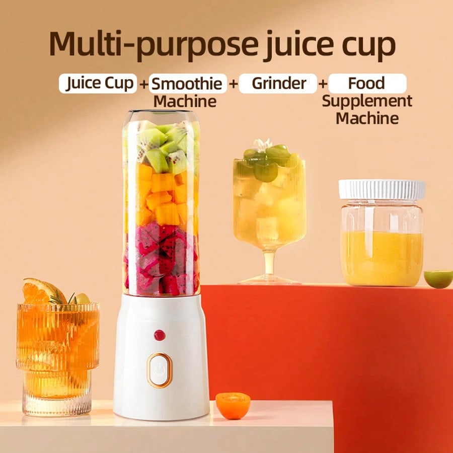 Juicer - Frullatore portatile ricaricabile tramite USB, con