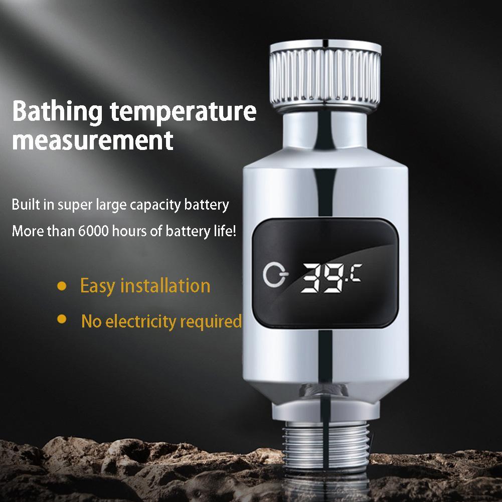 Kitchen Appliances Video - Termometro Digitale LED per Doccia, Monitor