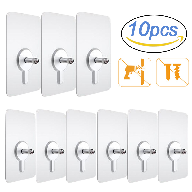 Kitchen Appliances Cabinet - 10 pezzi ganci da parete adesivi