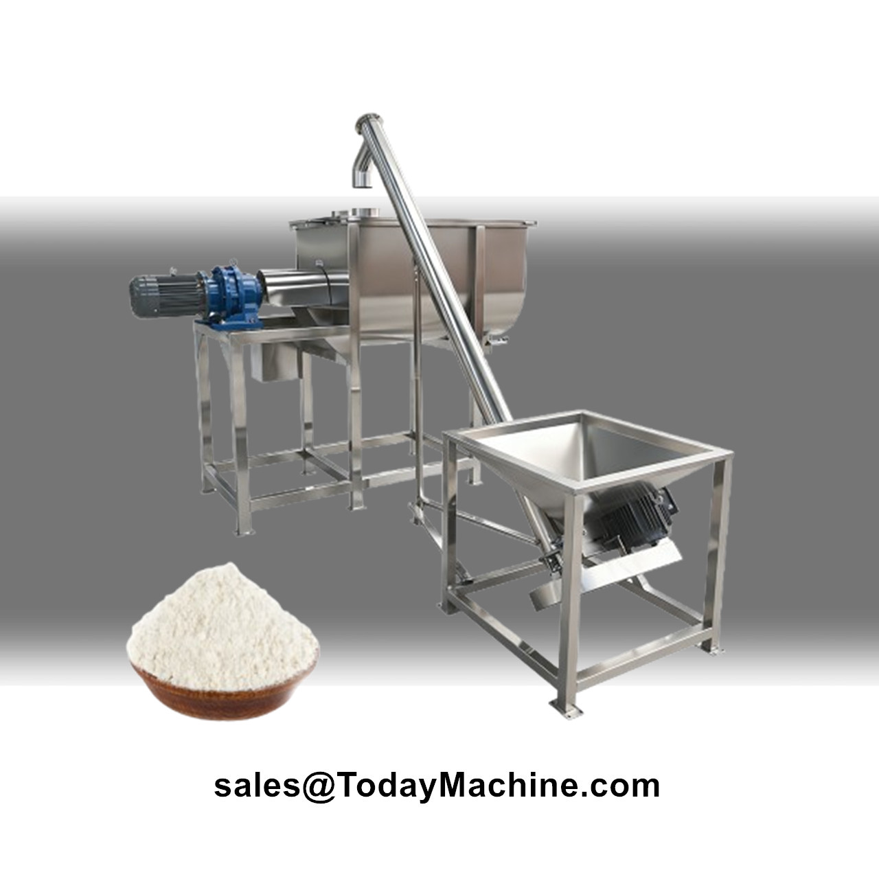 Blender - Miscelatore a Nastro Orizzontale per Farina
