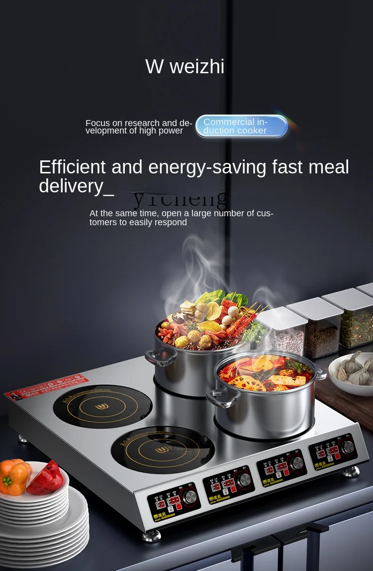 Induction Cooker - Fornello a induzione commerciale multi-testa 3500W