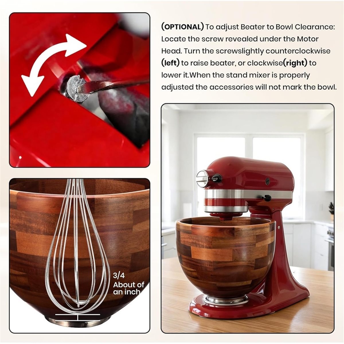 Aggiornamento. Ciotola in Legn - Stand Mixer recensione e prezzo